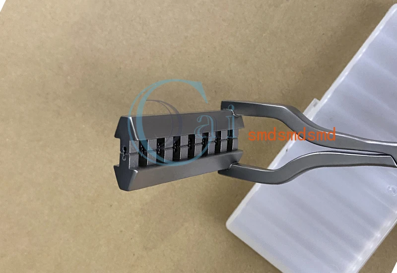 محفظة الأسنان بالمنظار سلسلة المشبك الملقط أدوات الجراحة المفتوحة محفظة خياطة المشبك