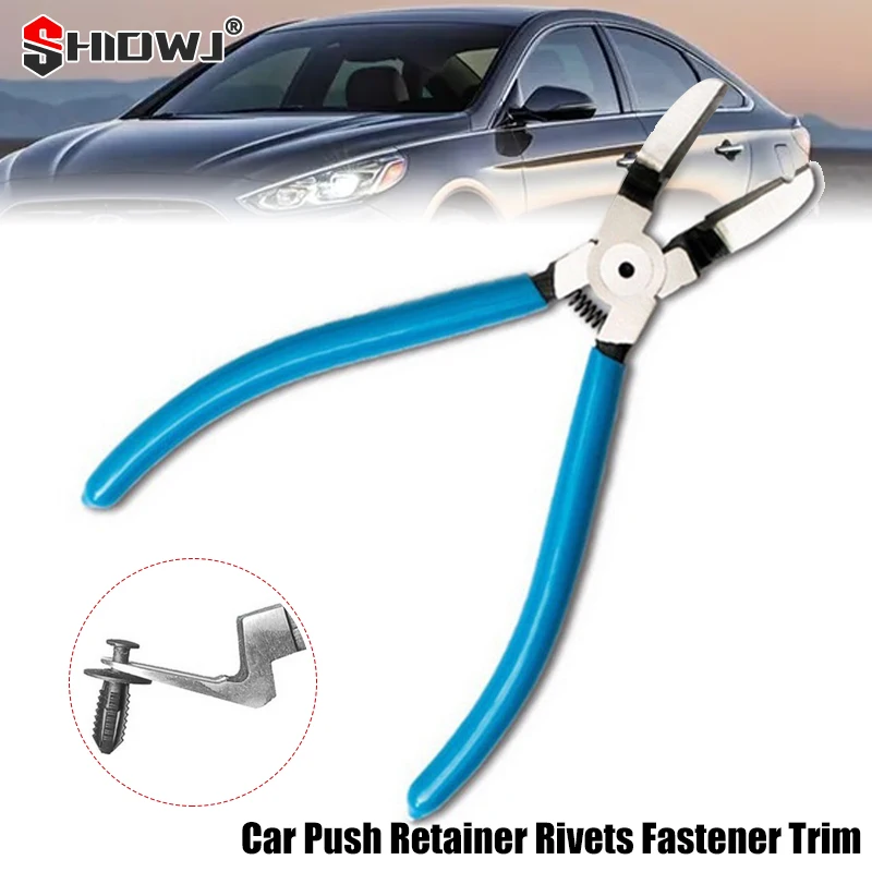 1PC Car Push Retainer Rivets Fastener Trim Clip Cutter Remover Plier Puller Tool Clip Plier Plastic Handle Remover Tool