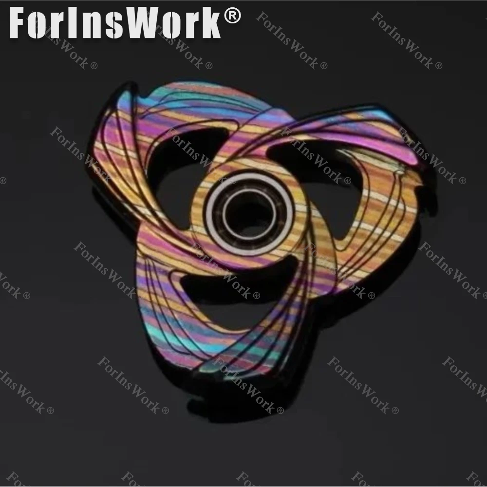 ELE Fidget Spinner Meranti Metal Slider Fidget Finger Toy Gear Fidget Angst Binnen Uit Fidget Spinner Metaal