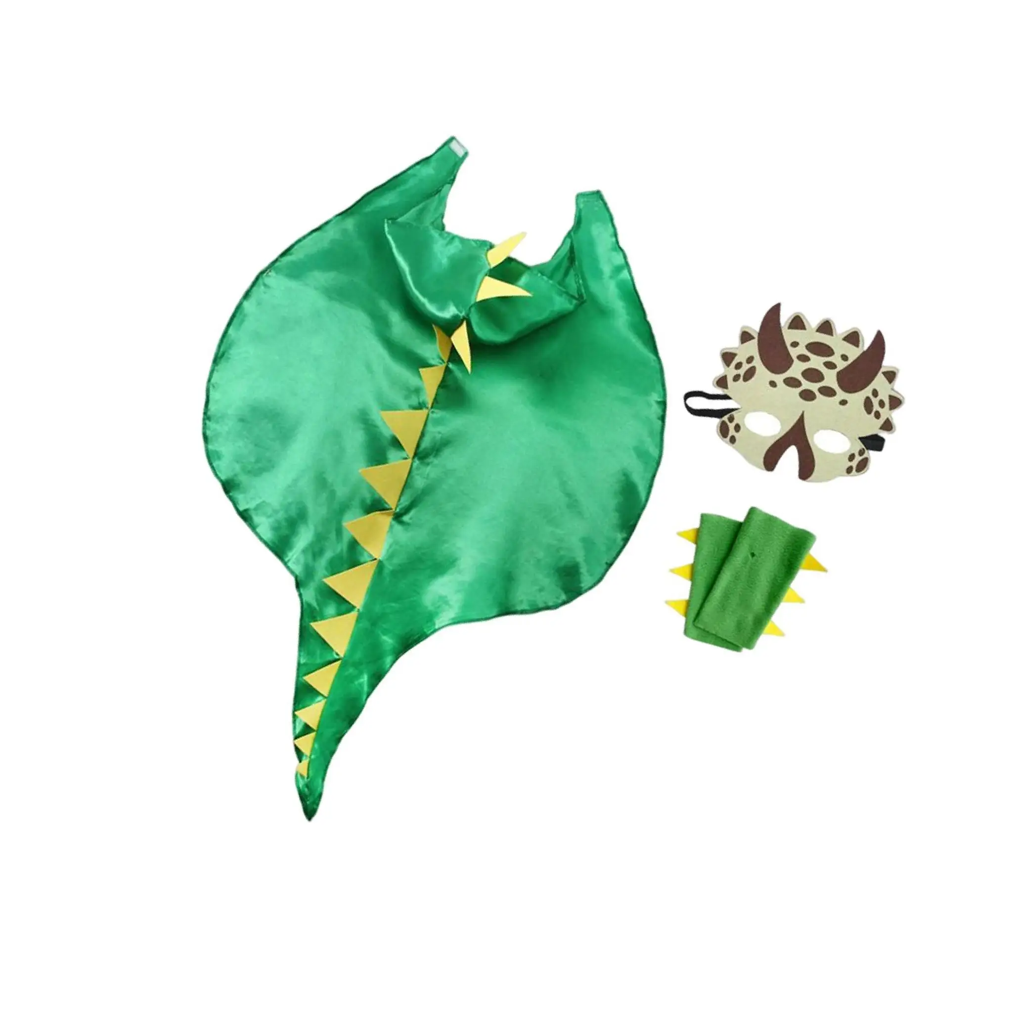 Kostum Naga Trick or Treating Cape Cosplay Kartun untuk Hadiah Halloween Oranye