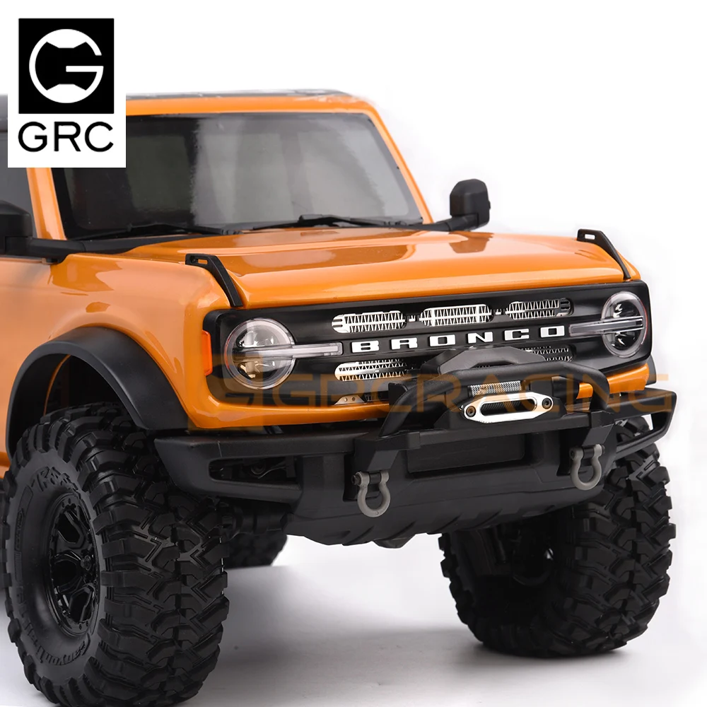 Para Grc Trax Trx4 92076-4 Bronco hoja de tanque de agua de simulación de acero inoxidable rejilla decoración de tanque de agua