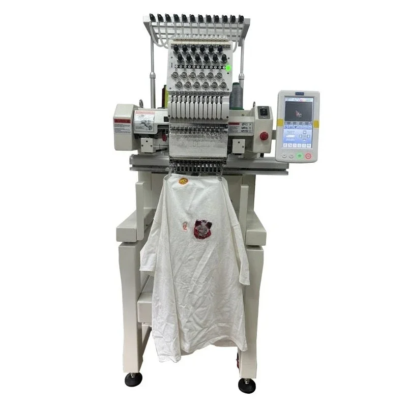 New small household and commercial multi-functional automatic computerized embroidery machine into clothes and hats