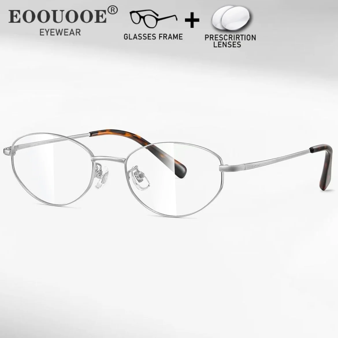 Fashion Women Cat Eye Glasses Titanium Prescription Myopia Lenses Optical Eyewear Customiz Anti Blue Light Reading Eyeglasses