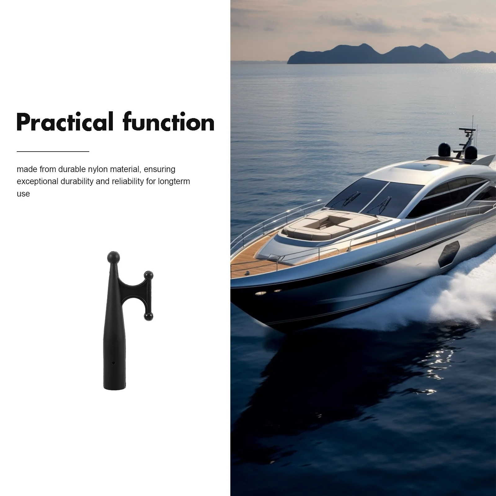النايلون قارب هوك العائمة استبدال مرفق حوض القطب البحرية القوارب الملحقات رباط يخت قضبان كاياك #2