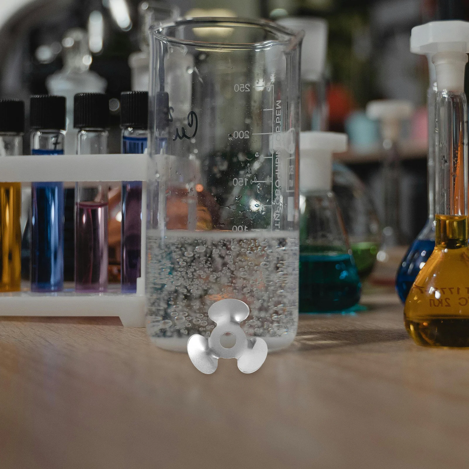 

Laboratory Stirrer Blade Stainless Steel Construction for Scientific Research Chemistry Experiment Mixing Tool Stirring Metal