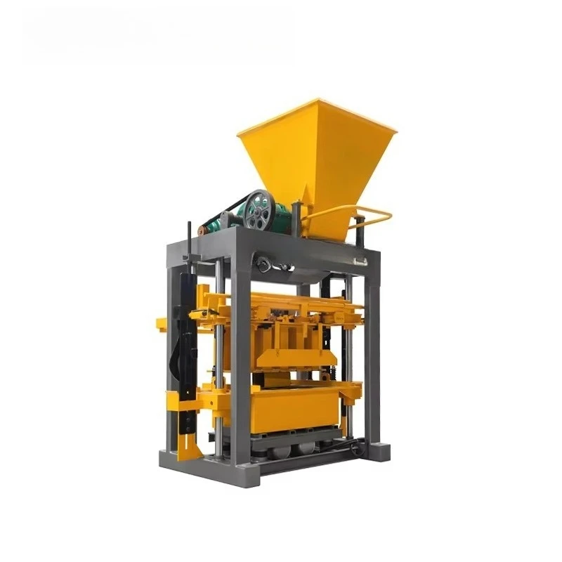 Economic Small Scale Semi Automatic Block Making Machine For Hollow And Egg Layer Brick Production