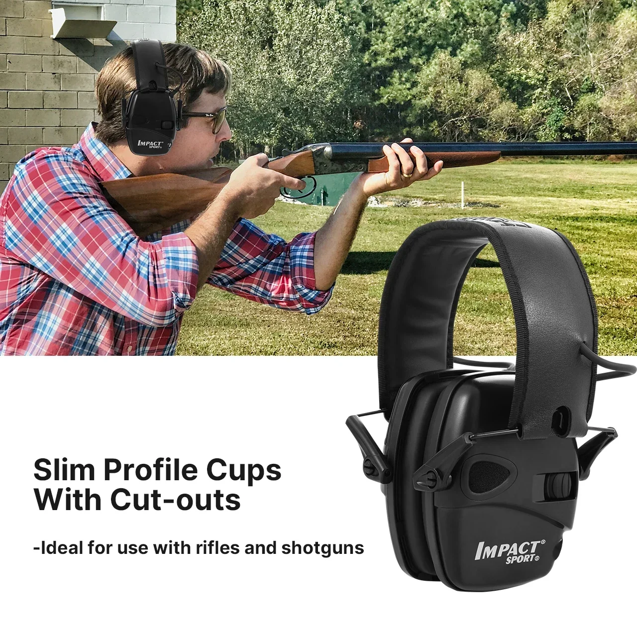 VoltSNEW Outdoor Electronic damper sports shooting Earmuff   impact  Anti-noise Headset for howard leight