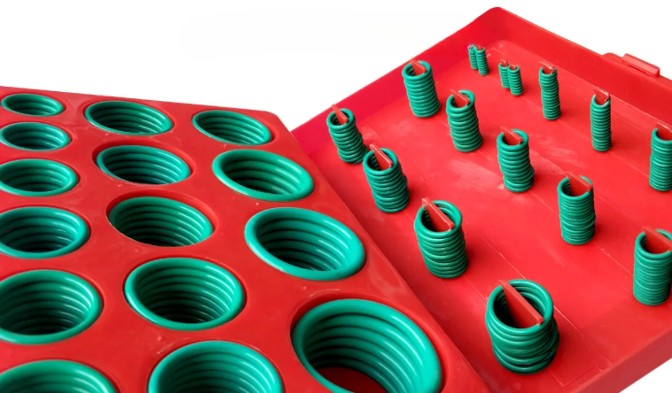 

O-Ring Box Set - High-Temperature Resistant, Acid-Base Fluorine Rubber Sealing Circles for Repair and Maintenance