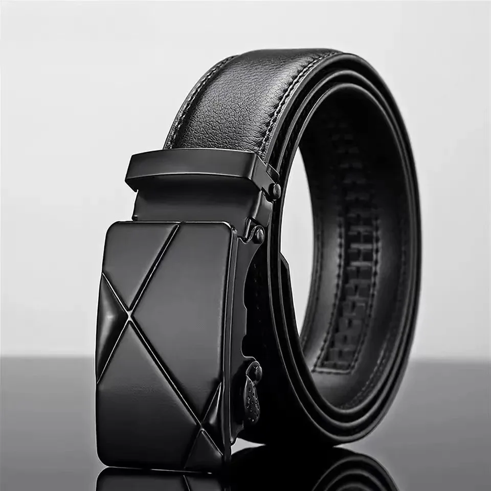 Men's Belt With Automatic Buckle, Ideal choice for Gifts