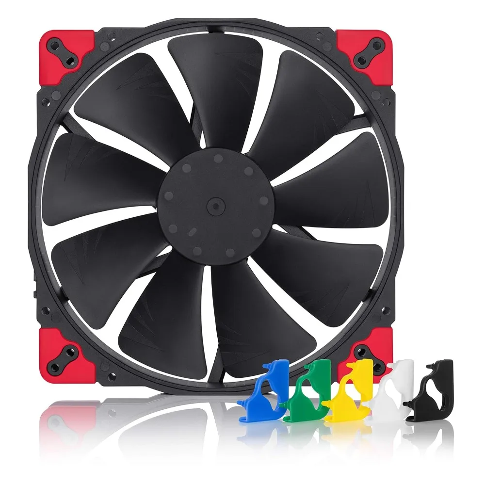 

US Shipping 200x30mm PWM Quiet Fan 4-Pin PC Computer Case Cooling Fan Black