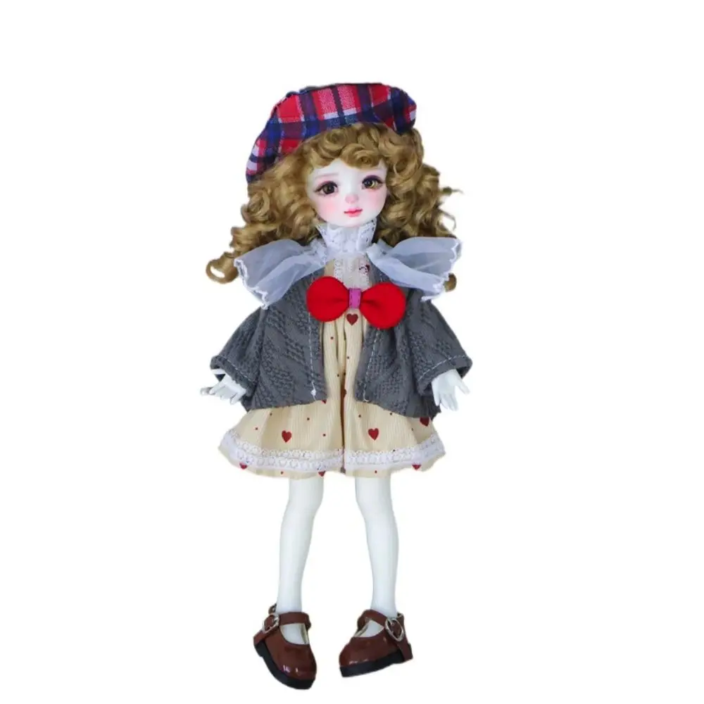 

Trendy Retro 1/6 BJD Doll Outfit Set Cute Pretty 30cm Doll Clothes Casual Girl Toy Gift (Only Sell clothes)