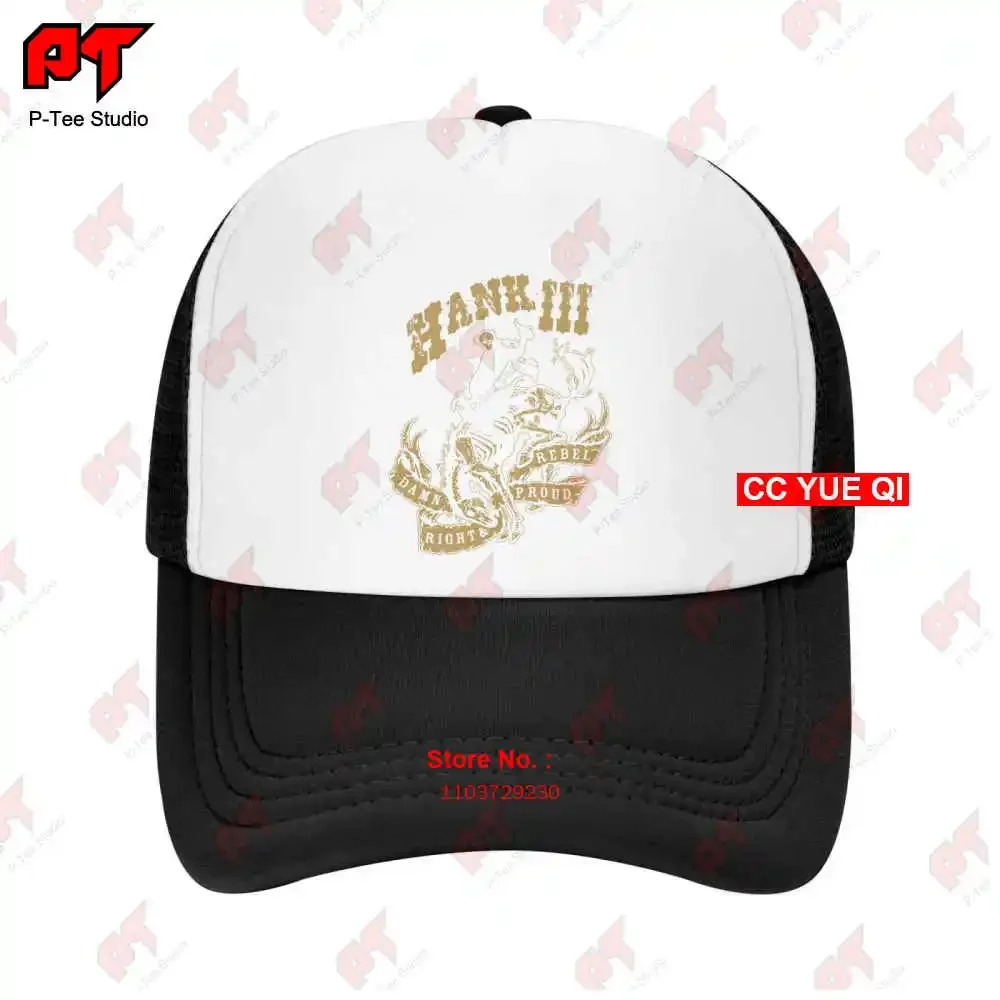 Hank Williams Iii Logo Baseball Caps Truck Cap OE6B