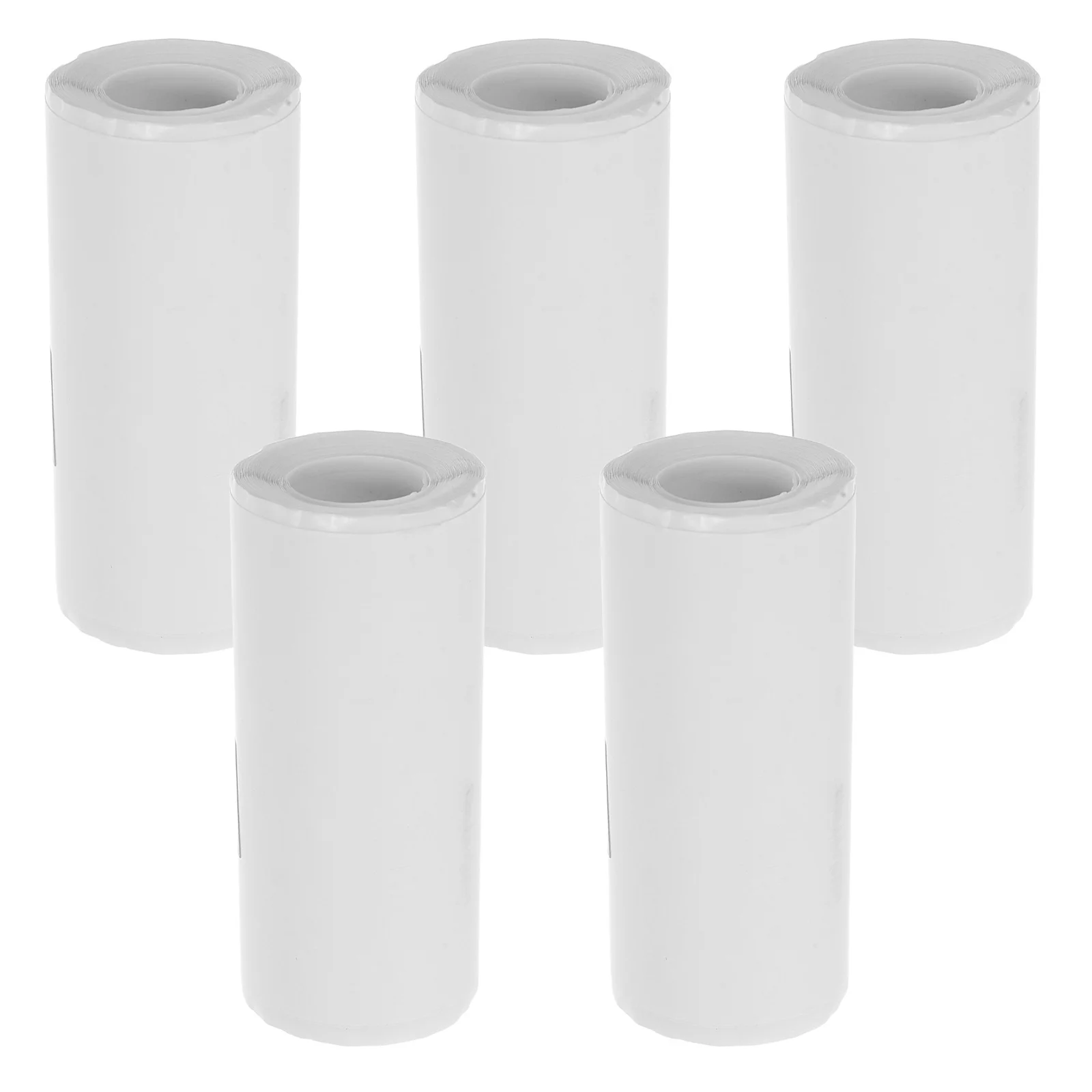 5pcs 5 롤 미니 열전 사 프린터 스티커 용지 포켓 프린터 용 자체 접착 라벨 미니 프린터와 호환 가능 열전 사