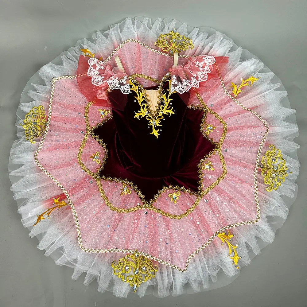 

Pancake Ballet Tutu Professional Ballet Dress For Girls Adult Kids Performance Clothes Ballerina Women Ballet Girl Costumes
