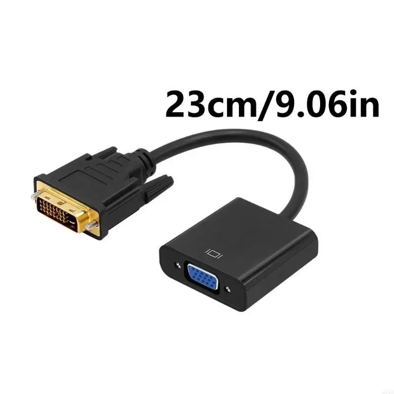 Adaptador versátil DVI D a VGA para conexión perfecta entre dispositivos sin necesidad controlador Cable con TPE 23