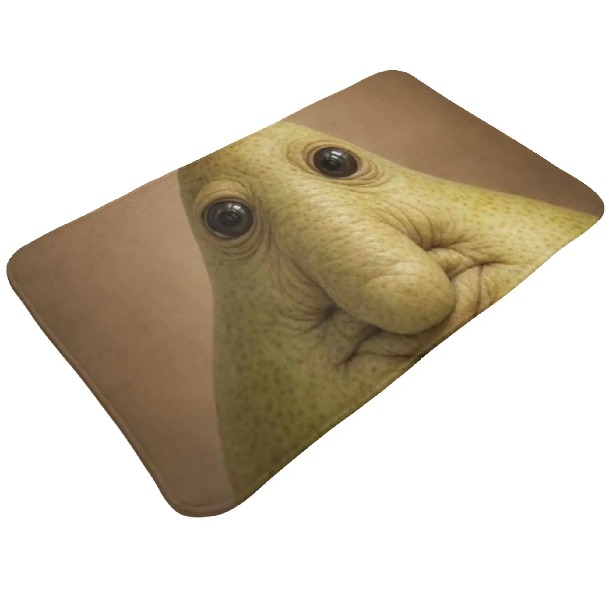 Weird Pear Human Face Character Art Anti-Slip Doormat Living Room Mat  Balcony Indoor Home Decorative