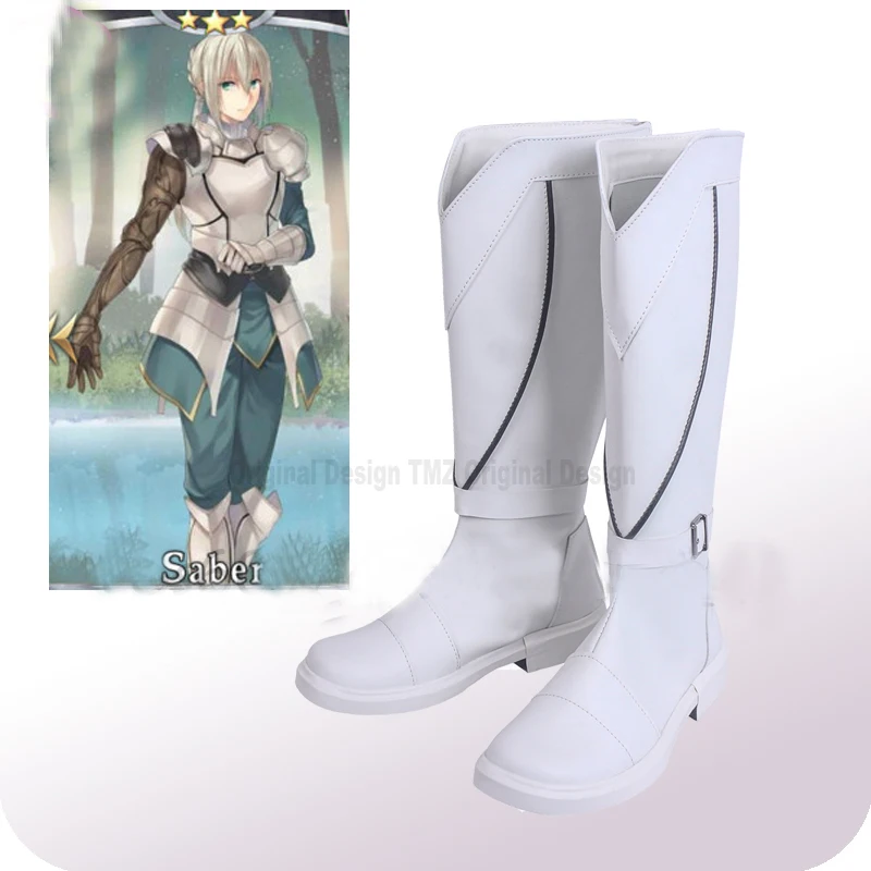 FGO Fate Grand Order Bedivere Cosplay Shoes Boots Halloween Carnival Party Costume Accessories