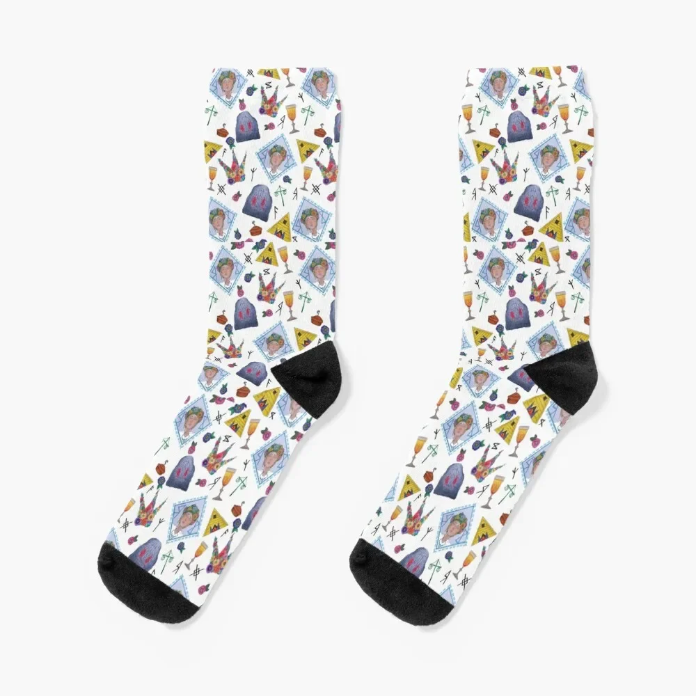 

Midsommar Socks cartoon set Socks For Man Women's