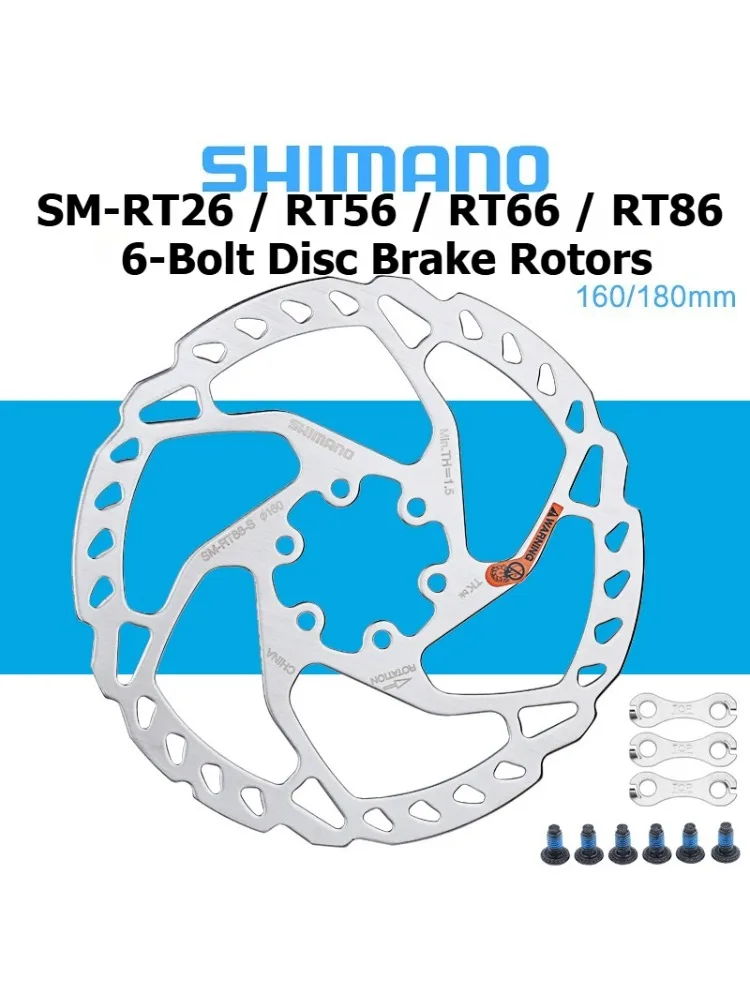 AliExpress Shimano SHIMANO RT66 Disc Rotor SLX SM-RT66 160MM 180MM 203MM Disc Brake Rotor 6-Bolt SLX M670 Series