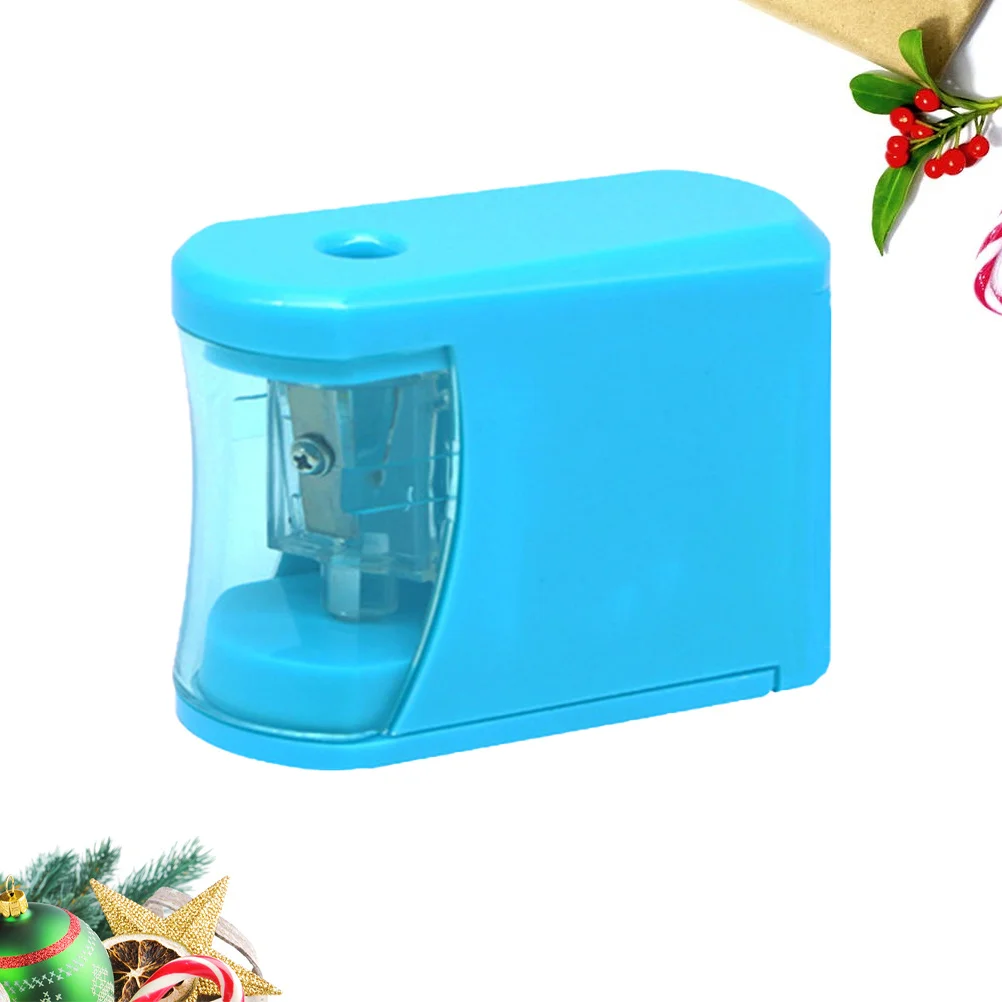 Electric Pencil Sharpener Blue Automatic -Second Sharpening For Students Artists Professionals At School