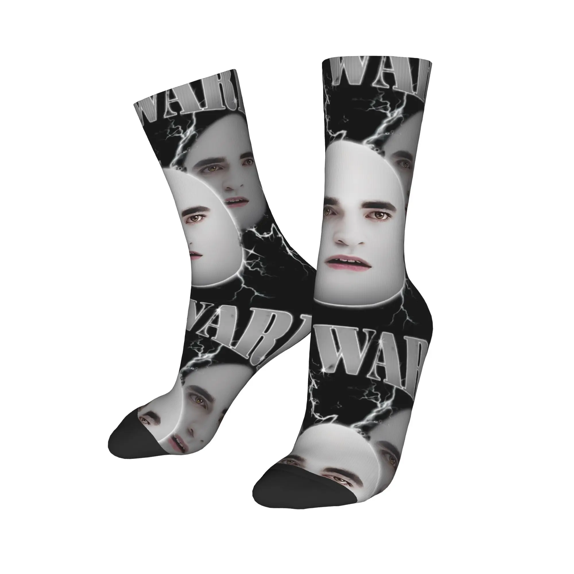 

Носки Twilight Eggward Edward Cullen, мужские и женские носки Meme Parody с юмором, весна-лето, осень-зима, средние носки-трубы, подарки
