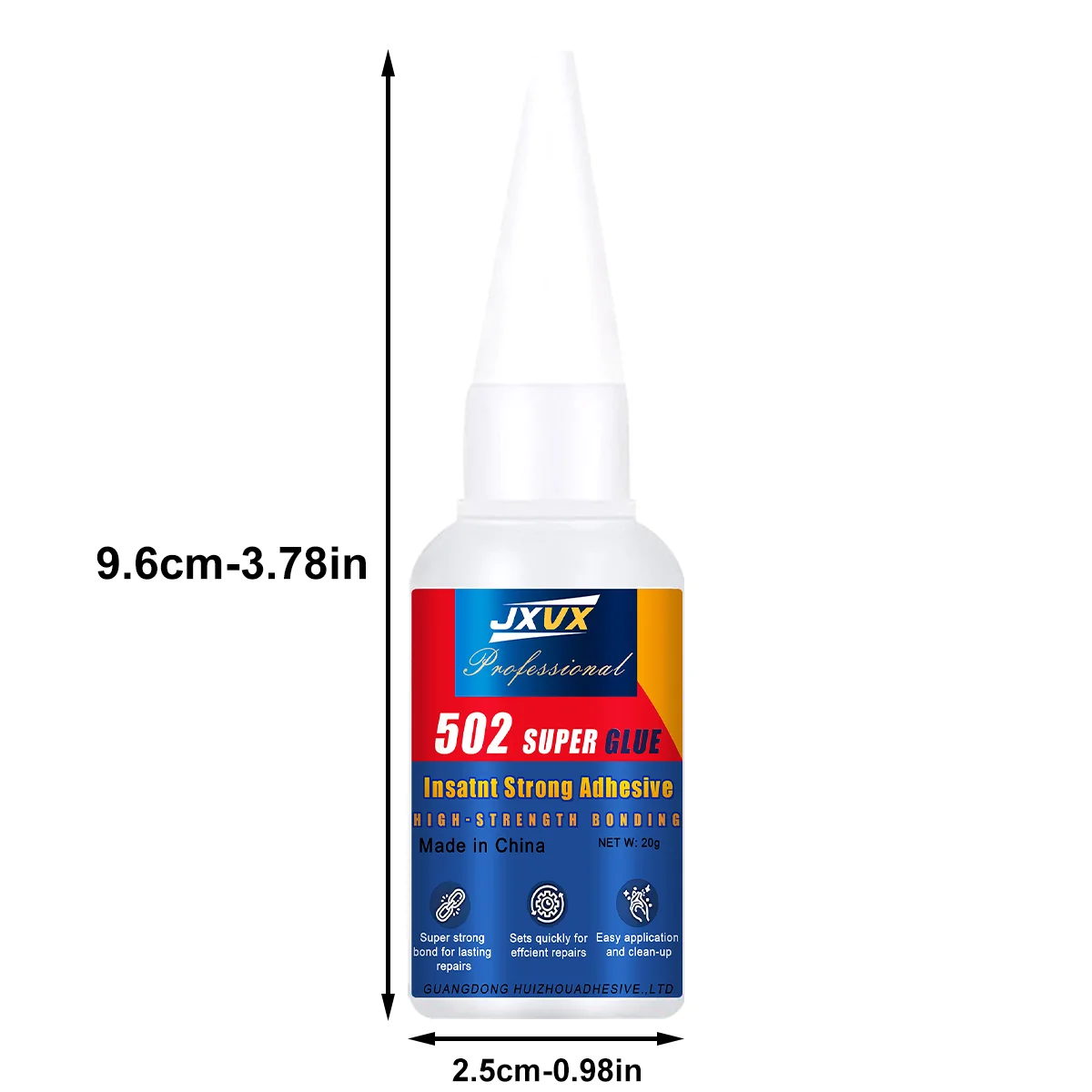 1-5Pcs502 غراء عالمي، غراء سريع قوي، شفاف مقاوم للماء، غير أبيض، التصاق قوي، مناسب لجميع المواد تقريبًا، هو أداة غراء ممتازة.