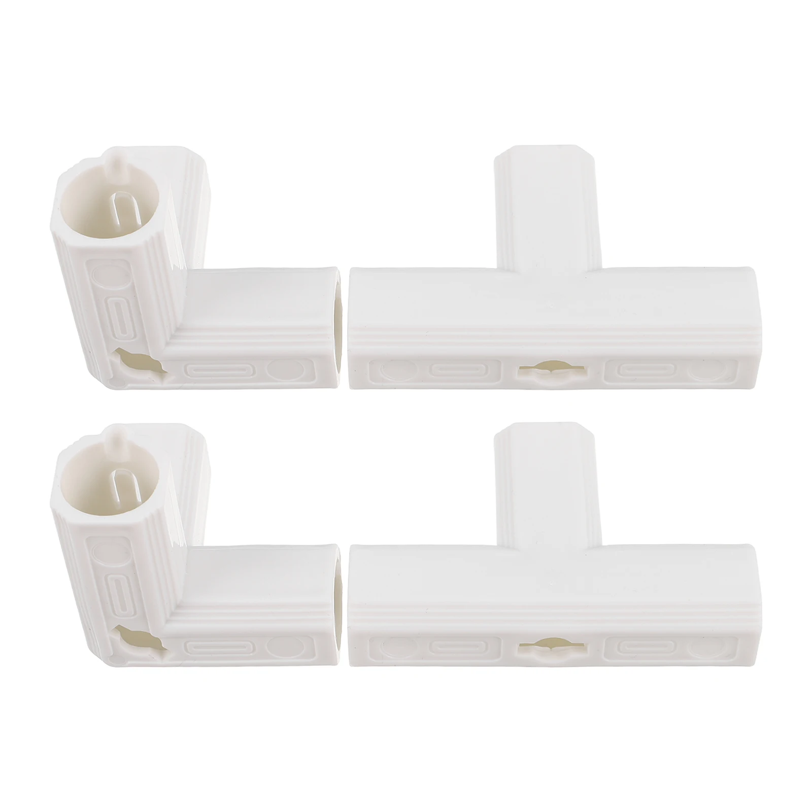 

4pcs Connectors T-Shaped Pvc Replacement Parts For Play Yard Safety Gate Adjustable Shape Stabilizer Accessories