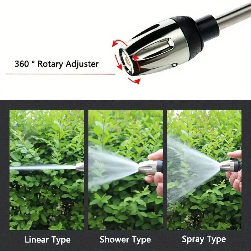 High Portable Automobiles Cleaning Tool Garden Lawn Watering Hose Nozzle Foam Lance High Pressure Sprinkler Water Gun Car Washer image 4