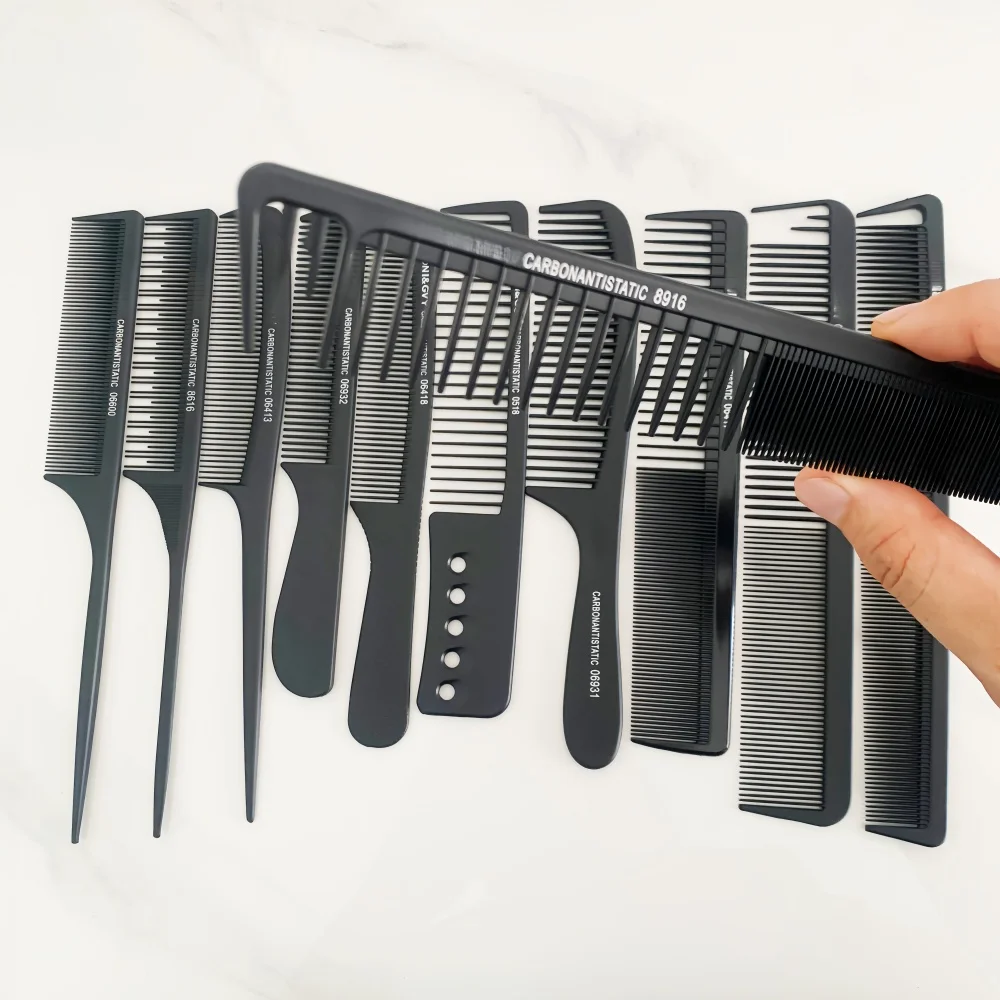 Hair Comb Set Professional Styling Comb Kit for Women Men Hairdressing Barber Comb Durable Heat Resistant Styling Comb
