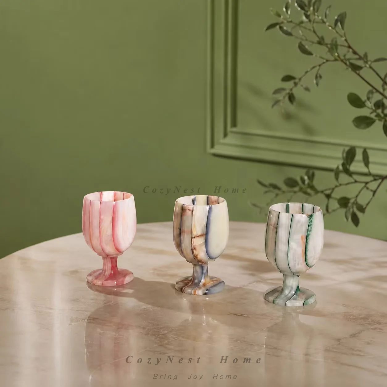 jade-cup-vase-ornament-sales-office-hotel-clubhouse-art-texture-ornament