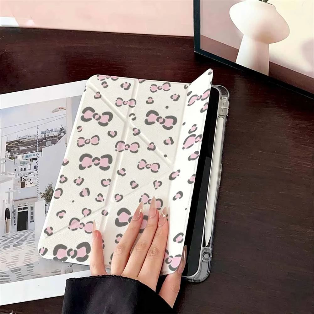 Cute bow For Samsung Galaxy Tab A8 A9 A11 S6 S7 S8 S9 S10 FE Plus Lite Protective With Pen Slot Tablet Case