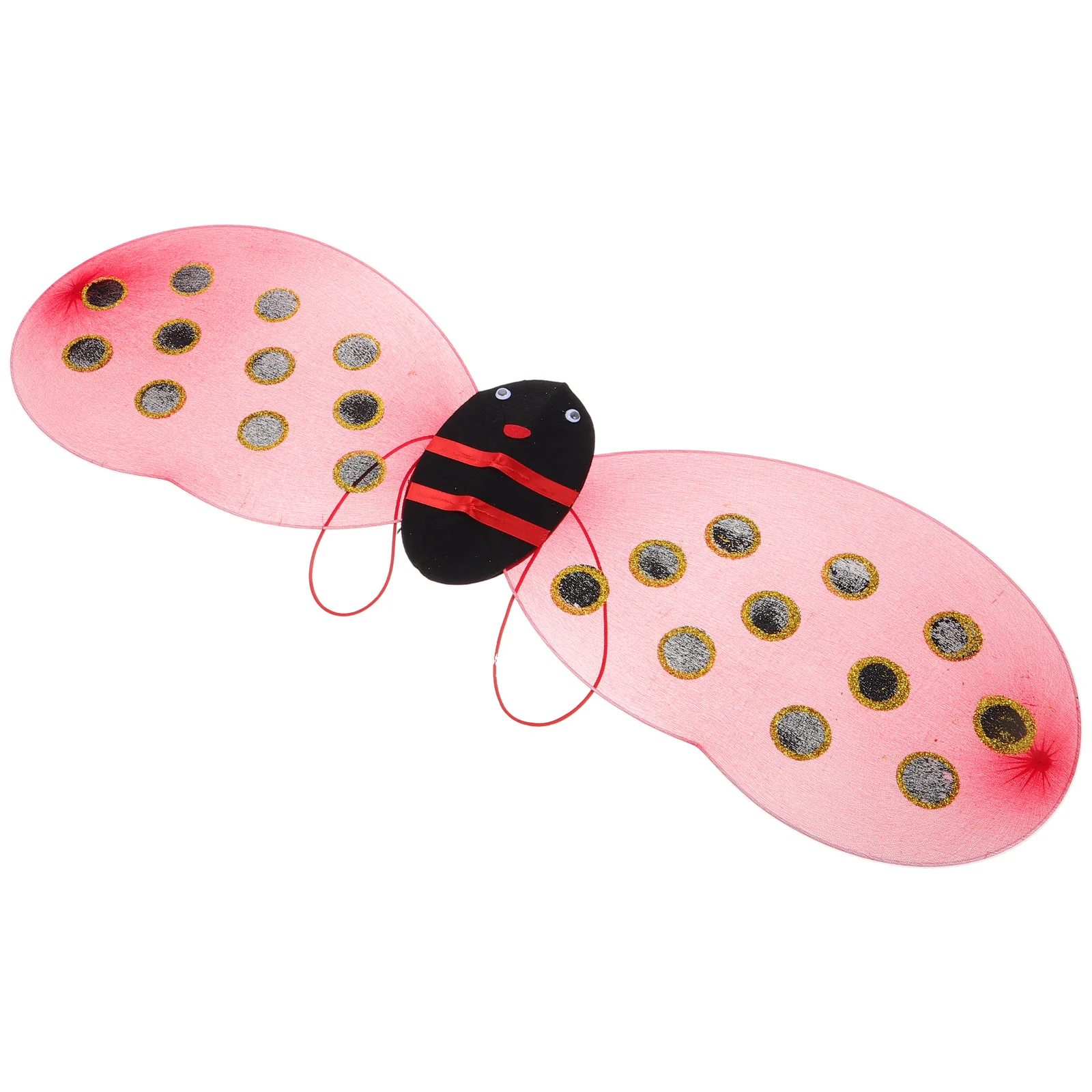 Costumes Kids Performance Ladybug Wing Girl Wings Halloween Dress up Party Favors Girls Prop Clothes