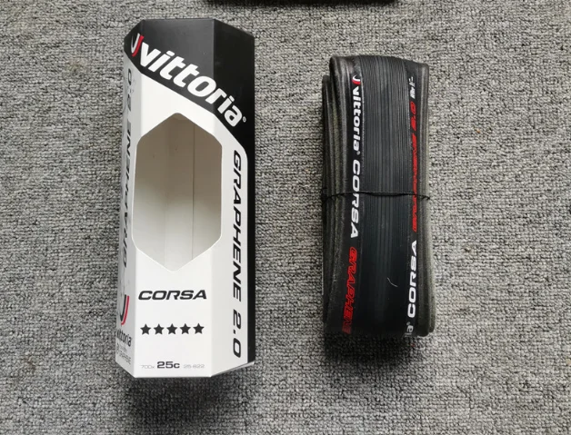 Bike tire Vittoria Corsa Graphene 2.0 700 x 25C Tan 320 TPI 700C Cycing Road Bicycle Clincher Tyre