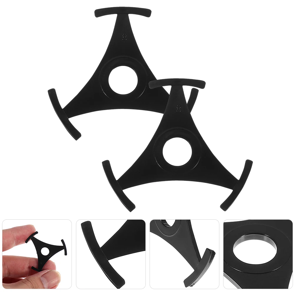 

2 Pcs Record Adapter Vinyl Records Accessories Player Plastic Fitting Parts Turntable Adapters