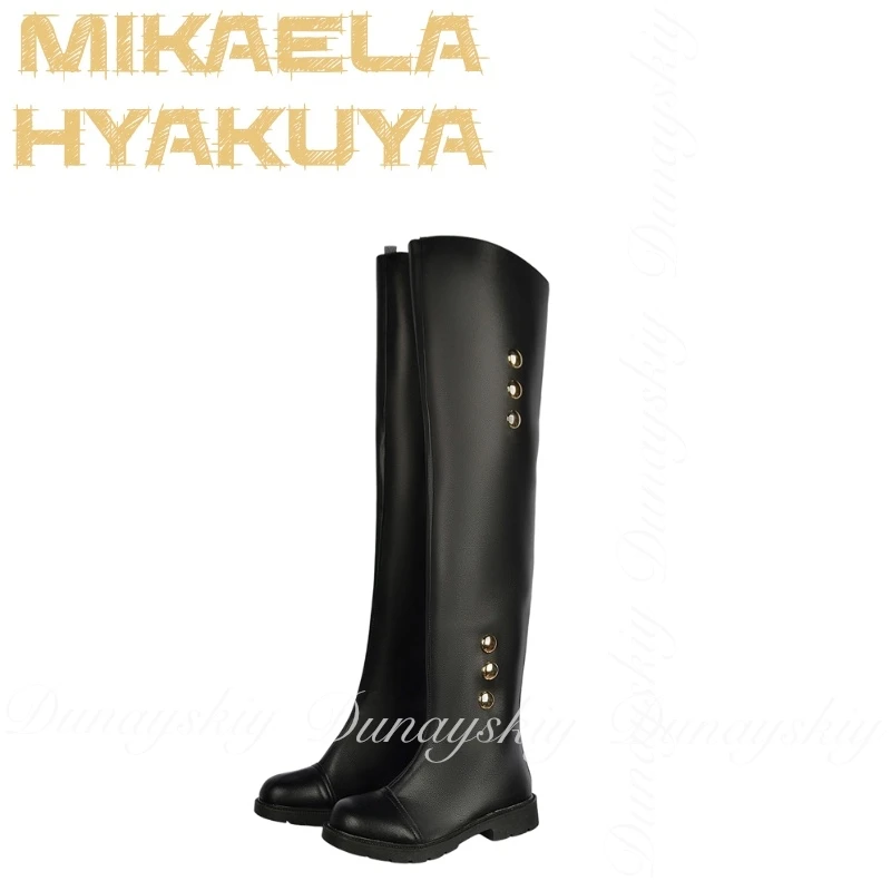 Серафим конца Аниме Микаэла Хякуя Косплей от Крил Цепеш' Фация и белая боевая форма Косплей Костюм Все комплекта