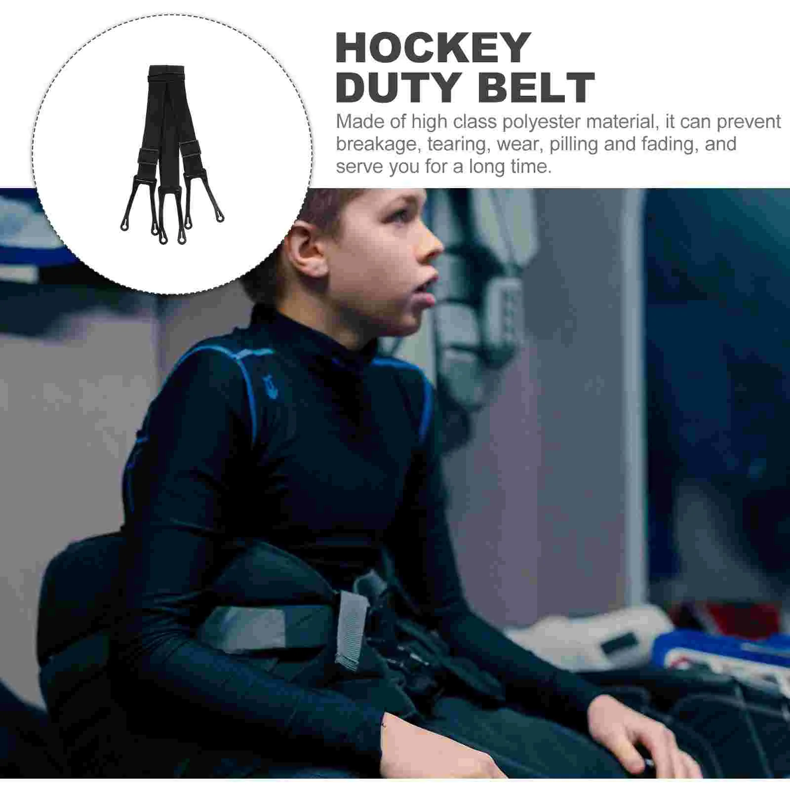 Ice Hockey Anti Suspenders Belt Straps Elastic Traction Pants Protector High Class Polyester Material Balance Weight