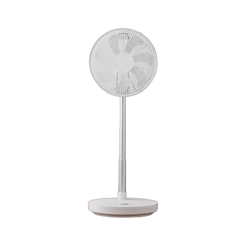 

Folding floor electric fan Desktop household light sound telescopic large wind air circulation fan