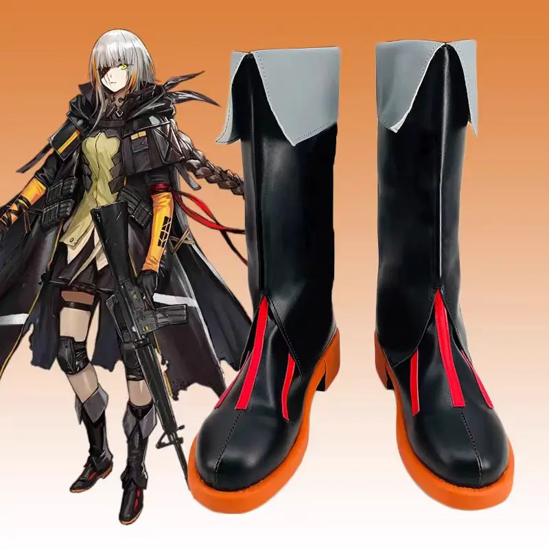 bottes-de-cosplay-frontline-m16a1-chaussures-en-cuir-pu-chaussures-de-cosplay-pour-fete-d'halloween-chaussures-frontline-m16a1