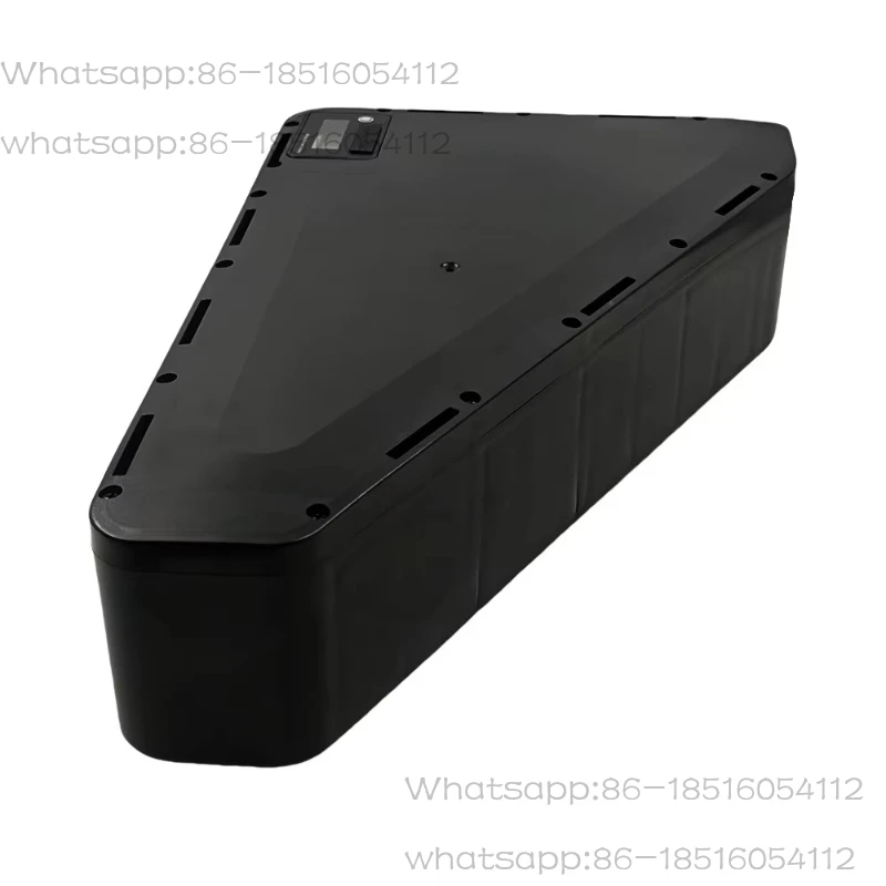 Custom rechargeable 52v 72v 20ah 1000w 2000w 3000 triangular frame 18650 battery with rigid case lithium BMS battery
