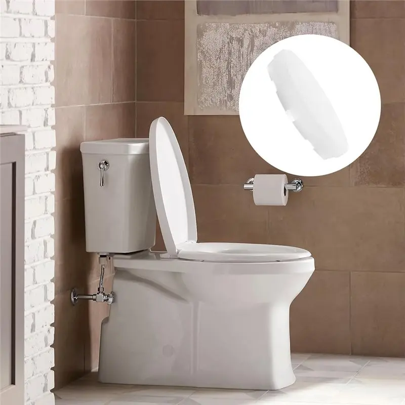 HLZS-8 Pcs Toilet Seat Bumpers For KOHLER Toilet Seat Parts Replacement 1133070 Stable Non-Slip