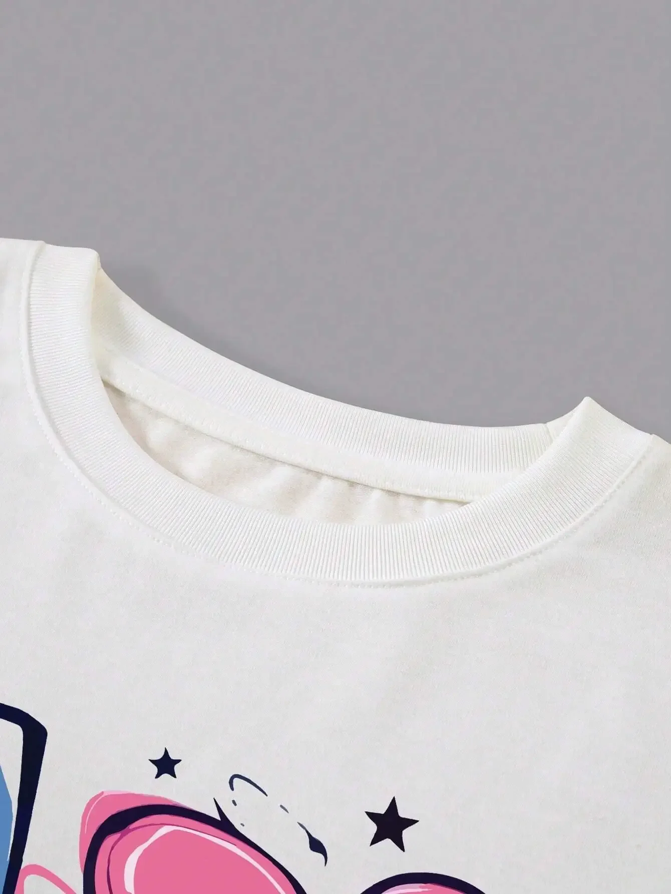 รักคู่เสื้อผ้าเสื้อยืดกราฟิก TShirt ผู้หญิงขนาดใหญ่ Street เสื้อยืดลําลอง O-คอ TEE เสื้อผ้าผ้าฝ้ายแขนสั้น