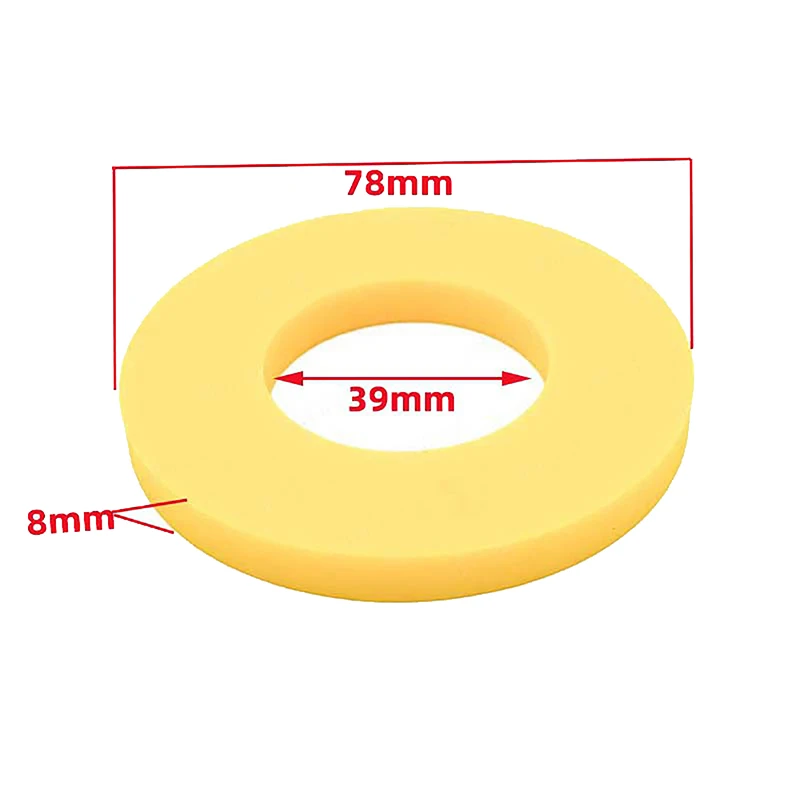 2pcs Rubber Bushing Dampers Front Strut Top Mount Tower Suspension Steering Shock-Absorbing Bearing Washer Silencer Pad