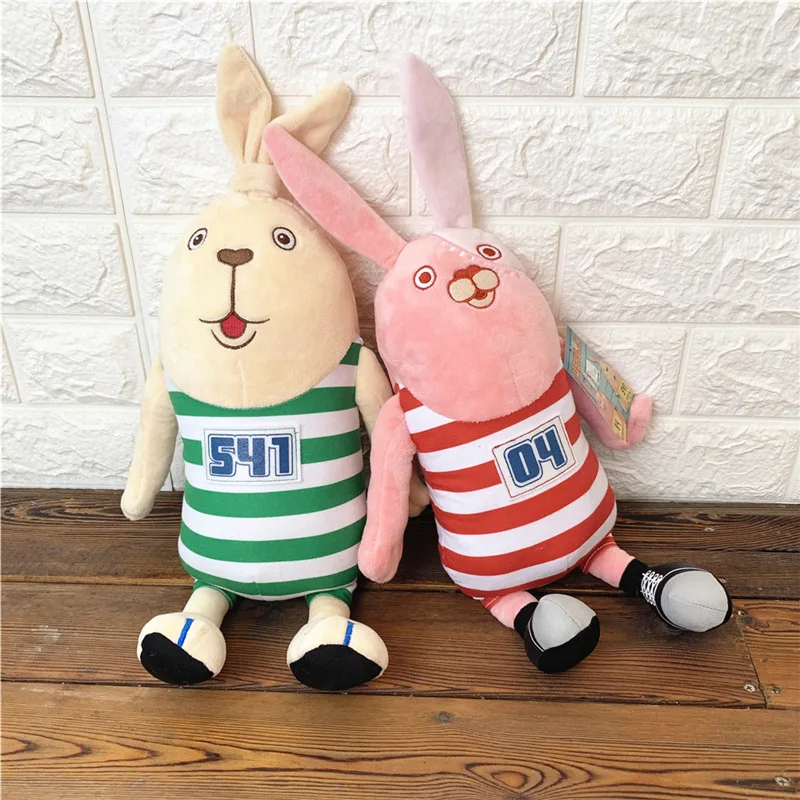 New Prison Break Rabbit Escape Rabbit Anime Plush Toy Prisoner Rabbit Couple Prison Rabbit Doll Doll Cloth Doll Children'S Gift
