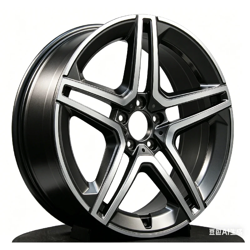 

Hot Selling 20-Inch Five-Piece Heat Dissipation Fast Casting With Center Cover Simple Wheel Hub Factory Premium Car Accessories