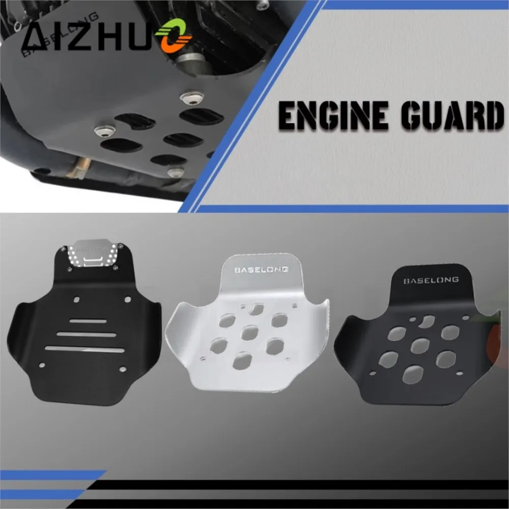 

Engine Bottom Cover Bumper Guard Skid Plate For Moto Guzzi V7 Stone Special Custom Classic Stornello Centenario V9 Bobber Roamer