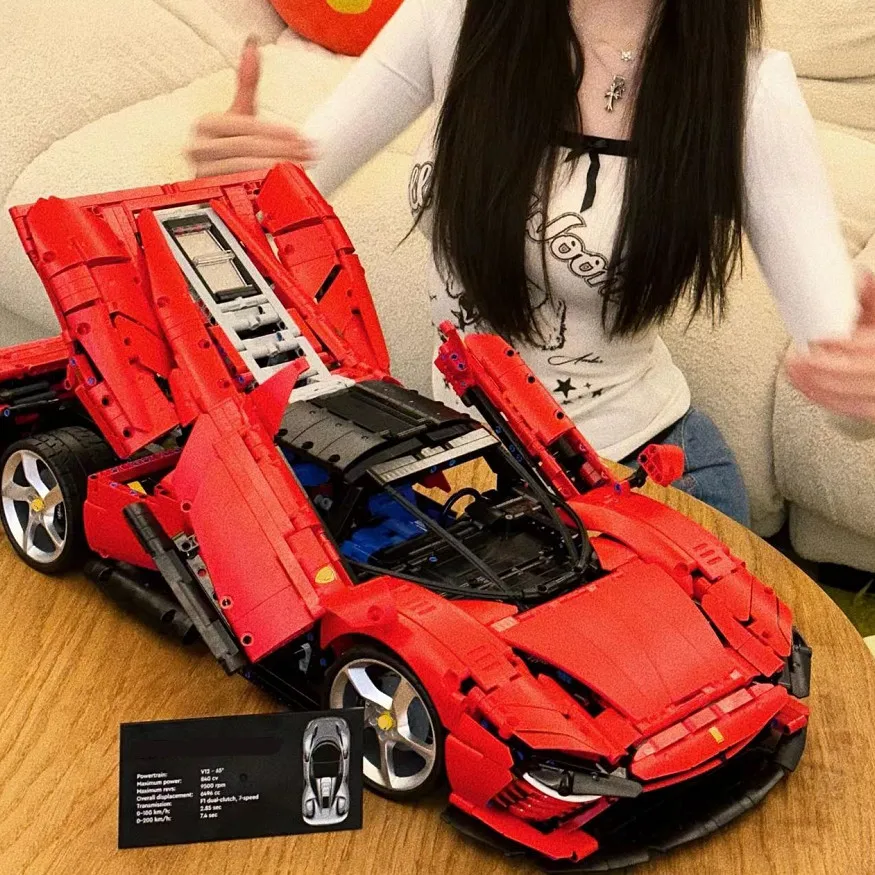

ZOCO Super Car Building Kit 3778PCS 42143 Compatible Technic Model for Adults Kids Perfect Gift