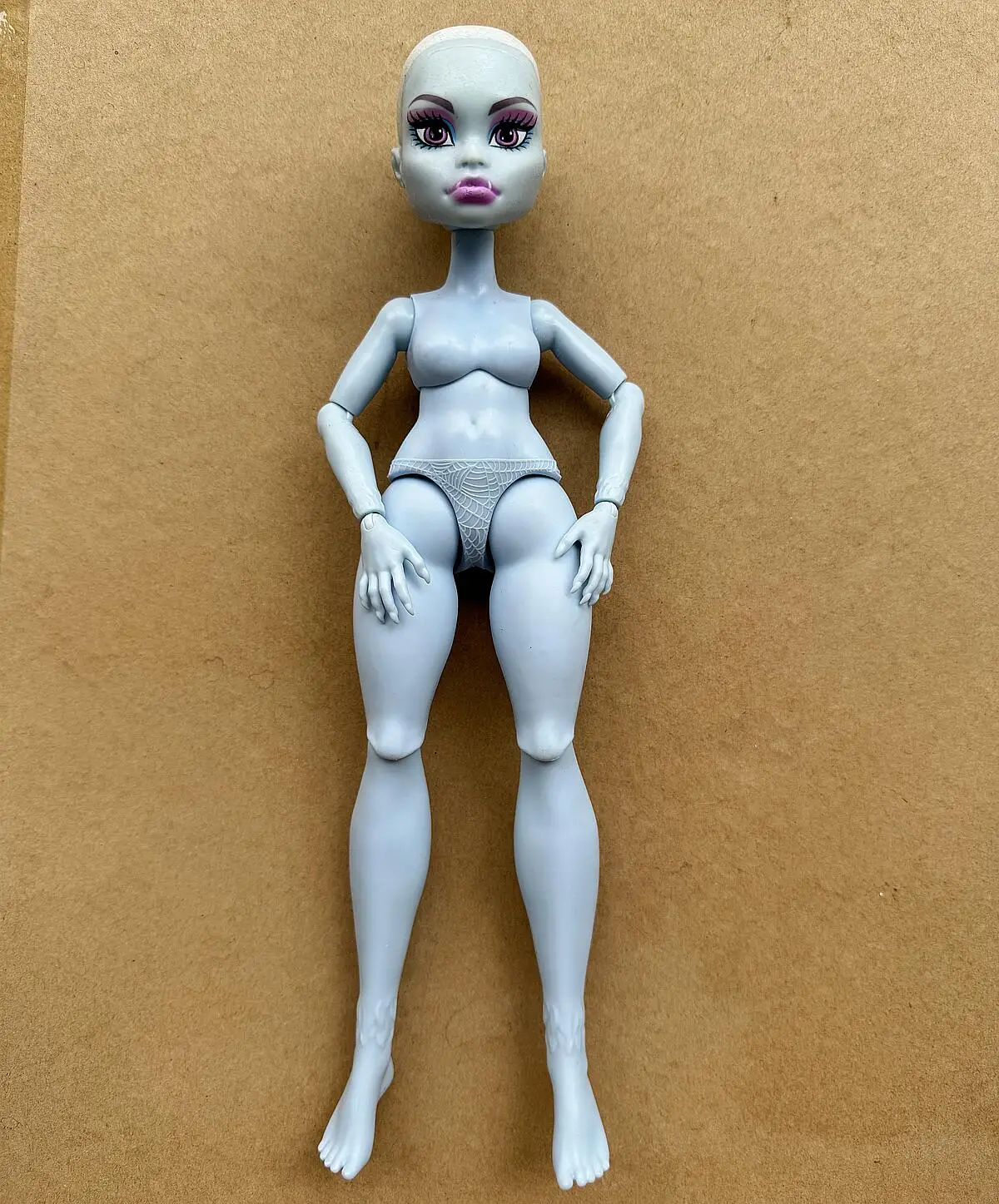 1/6 Scale Blue Brown Skin Tone Monster Doll DIY Replacement Hands And Arms for Collectible Figures - view 2