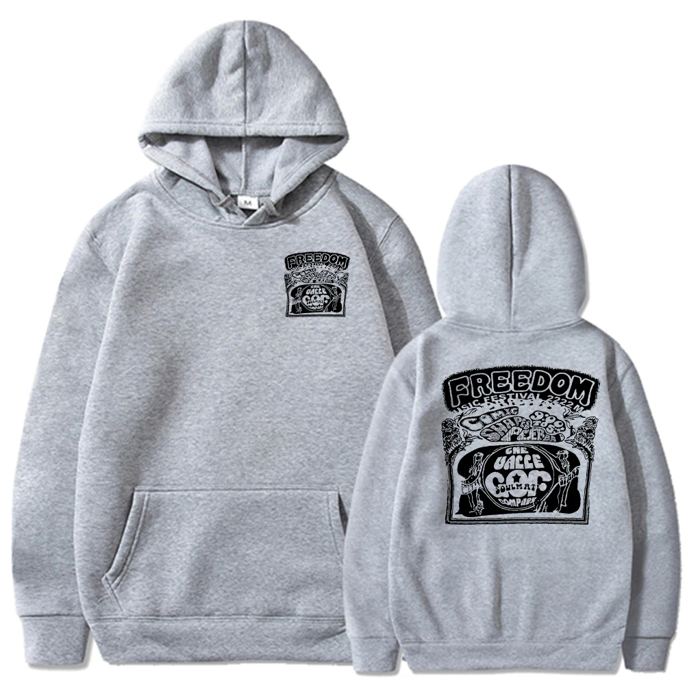 

2024 New Cry of Wear Hoodie Front and Back Printed Men's and Women's Sports Shirt Unisex Long sleeved Hooded Pullover Fashion To