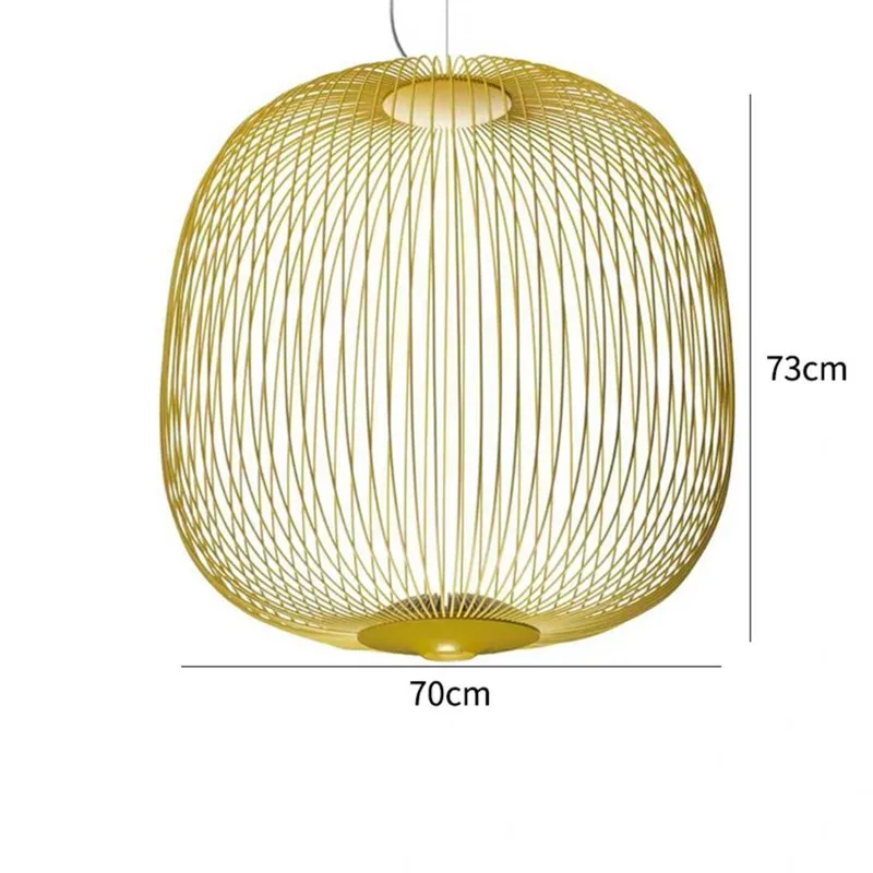 Foscarini Spaken Hanglamp minimalistische Vogelkooi Hanglamp voor Villa Lobby Trap Home Decor trap Italiaanse verlichting