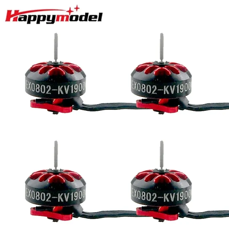 

В наличии 4 шт./лот Happymodel EX0802 19000KV 25000KV 1-2S бесщеточный двигатель для RC FPV Racing Freestyle Mobula6 HD Tinywhoop Drones